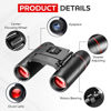 Picture of JAZOON 30X60 Mini Compact Binoculars for Adults and Kids，Lightweight, Wide View Angle Foldable Easy Focus Small Binoculars for Bird Watching Hunting Concert Traveling Theater Opera Sightseeing