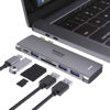 Picture of USB C Adapter for MacBook Pro/MacBook Air M1 M2 M3 2021 2020 2019 13" 15" 16", 6 in 1 USB-C Hub MacBook Pro Accessories with 3 USB 3.0 Ports,USB C to SD/TF Card Reader and 100W Thunderbolt 3 PD Port