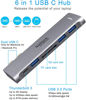 Picture of USB C Adapter for MacBook Pro/MacBook Air M1 M2 M3 2021 2020 2019 13" 15" 16", 6 in 1 USB-C Hub MacBook Pro Accessories with 3 USB 3.0 Ports,USB C to SD/TF Card Reader and 100W Thunderbolt 3 PD Port