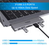 Picture of USB C Adapter for MacBook Pro/MacBook Air M1 M2 M3 2021 2020 2019 13" 15" 16", 6 in 1 USB-C Hub MacBook Pro Accessories with 3 USB 3.0 Ports,USB C to SD/TF Card Reader and 100W Thunderbolt 3 PD Port