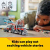 Picture of LEGO Creator 3 in 1 Flatbed Truck with Helicopter Toy, Transforms from Flatbed Truck Toy to Propeller Plane to Hot Rod and SUV Car Toys, Gift Idea for Boys and Girls Ages 7 Years Old and Up, 31146