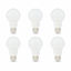 Picture of Amazon Basics A19 LED Light Bulbs, 60 Watt Equivalent, Energy Efficient 9W, E26 Standard Base, Soft White 2700K, Dimmable, 10,000 Hour Lifetime , 6-Pack