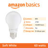 Picture of Amazon Basics A19 LED Light Bulbs, 60 Watt Equivalent, Energy Efficient 9W, E26 Standard Base, Soft White 2700K, Dimmable, 10,000 Hour Lifetime , 6-Pack
