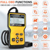 Picture of MOTOPOWER MP69033 Car OBD2 Scanner Code Reader Engine Fault Scanner CAN Diagnostic Scan Tool for All OBD II Protocol Cars Since 1996, Yellow