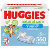 Picture of Huggies Natural Care Refreshing Baby Wipes, Hypoallergenic, Scented, 10 Flip-Top Packs (560 Wipes Total), Packaging May Vary