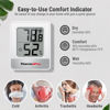 Picture of ThermoPro TP49 3 Pieces Digital Hygrometer Indoor Thermometer Humidity Meter Mini Hygrometer Thermometer with Temperature and Humidity Monitor Room Thermometer