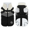 Picture of ANNICOO Warm Dog Winter Coat,Waterproof Dog Jacket with Built-in Harness,Dog Cold Weather Coat with Reflective Stripes,Winter Snow Dog Warm Coat for Small, Medium Dogs,Cold Weather Cozy (Black, M)