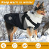 Picture of ANNICOO Warm Dog Winter Coat,Waterproof Dog Jacket with Built-in Harness,Dog Cold Weather Coat with Reflective Stripes,Winter Snow Dog Warm Coat for Small, Medium Dogs,Cold Weather Cozy (Black, M)