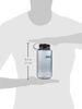 Picture of Nalgene Sustain Tritan BPA-Free Water Bottle Made with Material Derived From 50% Plastic Waste, 32 OZ, Wide Mouth, Gray w/ Black Lid