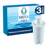 Picture of Brita Standard Water Filter for Pitchers and Dispensers, BPA-Free, Reduces Copper, Cadmium and Mercury Impurities, Lasts Two Months or 40 Gallons, Includes 3 Filters for Pitchers