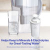 Picture of Brita Standard Water Filter for Pitchers and Dispensers, BPA-Free, Reduces Copper, Cadmium and Mercury Impurities, Lasts Two Months or 40 Gallons, Includes 3 Filters for Pitchers