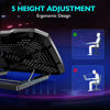 Picture of Laptop Cooling pad Laptop Cooler Stand Laptop Fan Cooling pad for 12-15.6 Inch Laptop Notebooks, 5 Quiet Fans,5 Angle Adjustable Laptop Cooling Stand (Black)