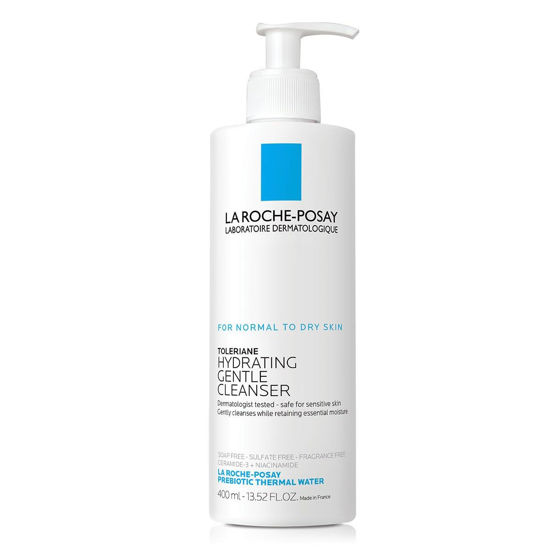 Picture of La Roche-Posay Toleriane Hydrating Gentle Face Cleanser, Daily Facial Cleanser with Niacinamide and Ceramides for Sensitive Skin, Moisturizing Face Wash for Normal to Dry Skin, Fragrance Free