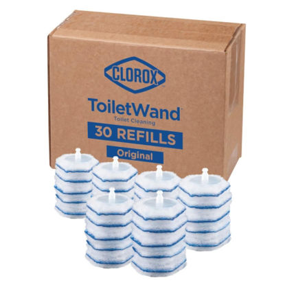 Picture of Clorox ToiletWand Disinfecting Refills, Disposable Wand Heads - 30 Count (Package May Vary)