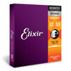 Picture of Elixir Strings, Acoustic Guitar Strings, 80/20 Bronze with NANOWEB Coating, Longest-Lasting Bright and Focused Tone with Comfortable Feel, 6 String Set, Light 12-53