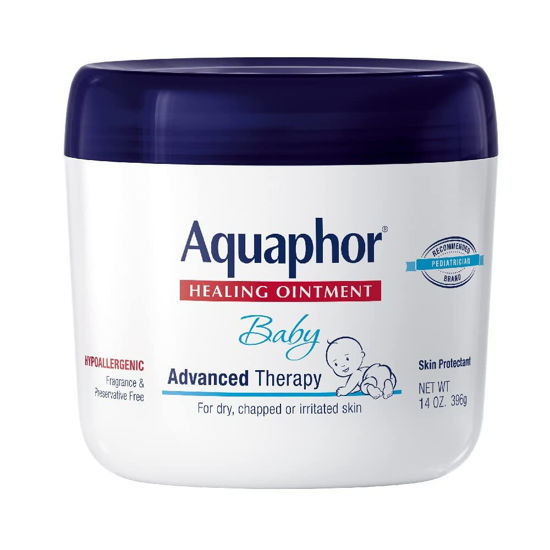 Picture of Aquaphor Baby Healing Ointment Advanced Therapy Skin Protectant, Dry Skin and Diaper Rash Ointment, 14 Oz Jar