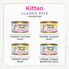 Picture of Purina Fancy Feast Tender Ocean Whitefish, Turkey, Chicken and Salmon Feasts Wet Kitten Food Variety Pack - (Pack of 24) 3 oz. Boxes