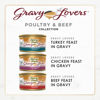 Picture of Purina Fancy Feast Gravy Lovers Poultry and Beef Grilled Gourmet Wet Cat Food Variety Pack - (Pack of 24) 3 oz. Cans