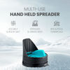 Picture of AquaDoc Handheld Salt Spreader for Snow & Salt Scoop for Ice Melt Spreader, Lawn Fertilizer & Grass Seed Shaker - Hand Held Salt Spreader for Snow & Driveway Rock Salt Spreader & Grass Seed Spreader