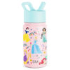 Picture of Simple Modern Disney Princess Kids Water Bottle with Straw Lid | Reusable Insulated Stainless Steel Cup for Girls, School | Summit Collection | 14oz, Princess Rainbows