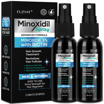 Picture of 5% Minoxidil Spray for Men and Women, Minoxidil for Women Hair Growth, Minoxidil for Men Hair Growth Spray 2PCS.