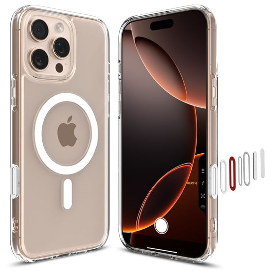 Picture of Spigen Ultra Hybrid T MagFit Case for iPhone 16 Pro Max [Camera Control Button Covered] [MagSafe Compatible] - White