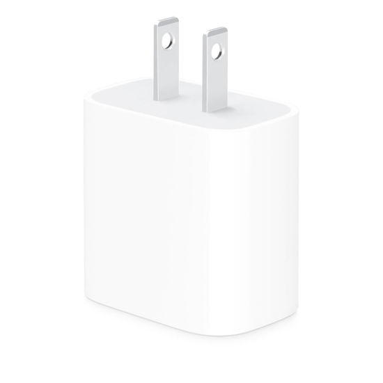 Picture of Apple 20W USB-C Power Adapter - iPhone Charger with Fast Charging Capability, Type C Wall Charger