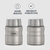 Picture of THERMOS Stainless King Vacuum-Insulated Food Jar with Spoon, 16 Ounce, Matte Stainless Steel