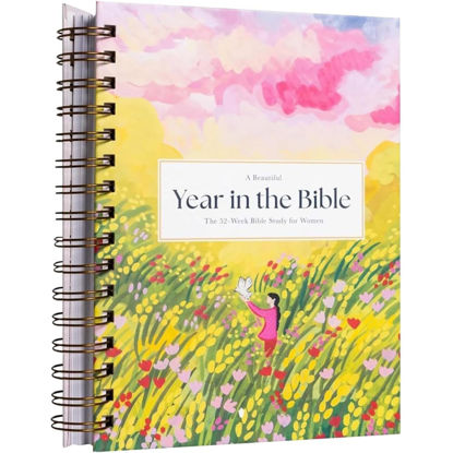 Picture of A Beautiful Year in The Bible for Women,Spiral Bible The 52-Week Bible Study for Women Bible Study for Women Year in The Bible Women Spiral Bound Bible Study Study Guide Year in The Bible