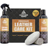 Picture of Leather Cleaner and Conditioner Kit - 5-Piece Set with Best Leather Cleaner for Couches, Sofas, Chairs, Furniture, and Car Interiors