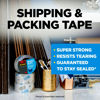Picture of Scotch Heavy Duty Shipping Packing Tape, Clear, Shipping and Packaging Supplies, 1.88 in. x 54.6 yd., 6 Tape Rolls