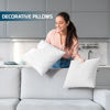 Picture of Utopia Bedding Throw Pillows (Set of 4, White), 18 x 18 Inches Pillows for Sofa, Bed and Couch Decorative Stuffer Pillows
