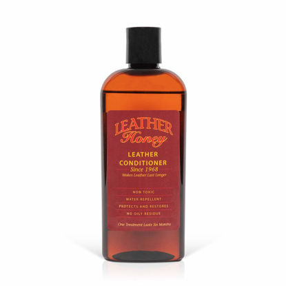 Picture of Leather Honey Leather Conditioner, Since 1968. for All Leather Items Including Auto, Furniture, Shoes, Purses and Tack. Non-Toxic and Made in The USA / 8 Fl Oz (Pack of 1)