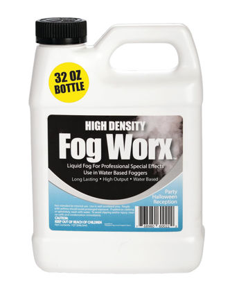 Picture of FogWorx Extreme High Density Fog Juice - Quart - 32 Fluid Ounces of Long Lasting, High Output, Odorless Water Based Machine Fluid for 400 to 1500 Watt Machines