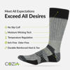 Picture of COZIA Merino Wool Socks for Men and Women Warm thermal Boot Hiking Socks 3 Pairs ML