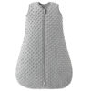 Picture of FILLEEP Fleece Baby Sleep Sack 6-12 Months 2.5 Tog with Plush Dots, Winter Baby Wearable Blanket for Infant Toddler Sleeping Sack 2-Way Zipper Warm Sleep Sack, Grey