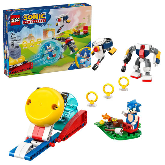 Picture of LEGO Sonic The Hedgehog : Sonic’s Campfire Clash, Collectible Gaming Toy for Kids and Video Game Fans, Fun Buildable Playset for Boys and Girls Aged 7 and Up 77001