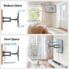 Picture of Pipishell Full Motion TV Monitor Wall Mount Bracket Swivel Tilt Extension Rotation for Echo Show 21/15 and Most 13-42 Inch LED LCD Flat Curved Screen TVs & Monitors, Max VESA 200x200mm up to 44lbs