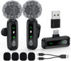 Picture of USB C Lavalier Microphone Wireless Mini Mic for Type-C Android Phone/Tablet/PC Video Recording Clip-on Mics with Rotatable Clip&Denoise Recording, Ideal for Vlog Tiktok Youtube Podcast Content Creator