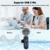 Picture of USB C Lavalier Microphone Wireless Mini Mic for Type-C Android Phone/Tablet/PC Video Recording Clip-on Mics with Rotatable Clip&Denoise Recording, Ideal for Vlog Tiktok Youtube Podcast Content Creator