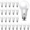 Picture of Energetic 24-Pack A19 LED Light Bulb, 60 Watt Equivalent, Daylight 5000K, E26 Medium Base, Non-Dimmable LED Light Bulb, UL Listed