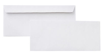 Picture of Amazon Basics #10 Security-Tinted Self-Seal Business Letter Envelopes, Peel & Seal Closure - 500-Pack, White