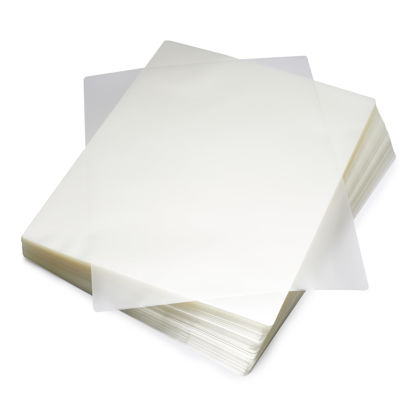 Picture of Amazon Basics Clear Thermal Laminating Plastic Paper Laminator Sheets, 9 x 11.5-Inch, 200-Pack, 3mil