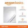 Picture of Amazon Basics Clear Thermal Laminating Plastic Paper Laminator Sheets, 9 x 11.5-Inch, 200-Pack, 3mil