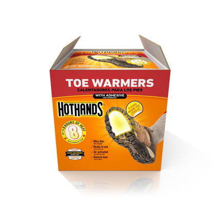 Picture of HotHands Toe Warmers - Long Lasting, Odorless, Air Activated - Up to 8 Hours of Heat - 20 Pair