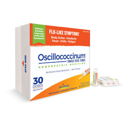 Picture of Boiron Oscillococcinum For Relief From Flu-Like Symptoms Of Body Aches, Headache, Fever, Chills, And Fatigue - 30 Count