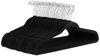 Picture of Amazon Basics Slim, Velvet, Non-Slip Suit Clothes Hangers, Pack of 50, Black