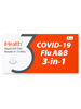Picture of iHealth COVID-19, Flu A&B 3-in-1 Antigen Rapid Test, Results in 15 Minutes, FDA Authorized OTC Flu & COVID Home Test, with Non-invasive Nasal Swab, Easy to Use & No Discomfort (1 Pack, 2 Tests Total)