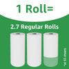 Picture of Amazon Basics 2-Ply Flex-Sheets Paper Towels, 12 Basics Rolls = 32 Regular Rolls, Everyday Value with 150 Sheets per Roll