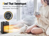 Picture of Space Heater, 1500W Electric Heaters Indoor Portable with Thermostat, PTC Fast Heating Ceramic Room Small Heater with Heating and Fan Modes for Bedroom, Office and Indoor Use